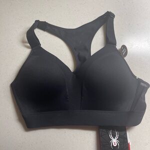 Spyder Black Racerback Sports Bra Small